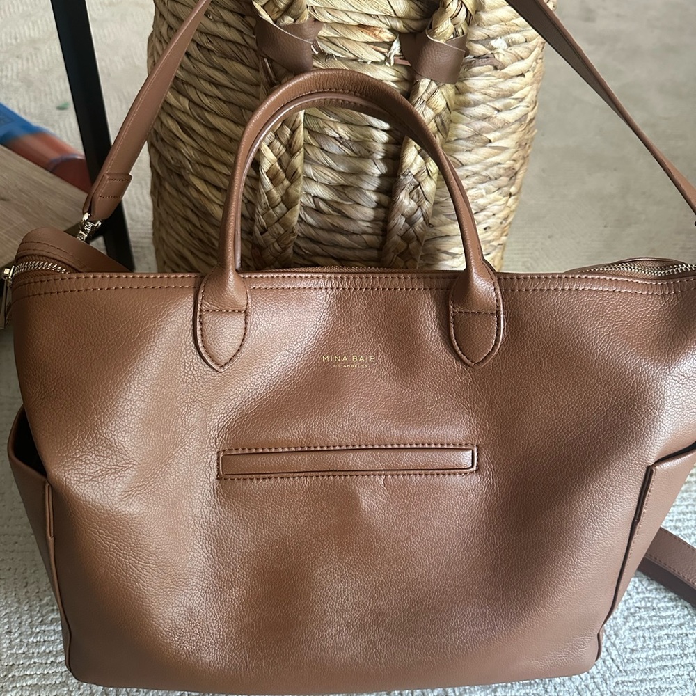 Mina Baie Tan “Emmy” Baby Bag